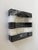 Vintage Postmodern Black & White Striped Marble Ashtray For Sale - Image 9 of 12