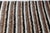 Mid 20th Century Mid 20th Century Handwoven Tribal Modern Stripe Kilim – Wool Flatweave Art Rug -4' X5' 7'' For Sale - Image 5 of 12