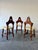 Late 20th Century Brutalist Arts and Crafts Keyhole Dining Chairs, Set of 4 For Sale In Tampa - Image 6 of 12