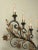 Floral Wall Lamp with 6 Bulbs For Sale - Image 4 of 10