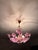 1980s Italian Style Hand-Painted Pink and Purple Murano Glass Floral Chandelier - 4-Light⁠ For Sale - Image 13 of 18