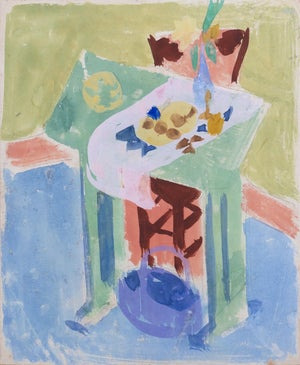 'Still Life' by Victor Di Gesu, Paris, Louvre, Académie Chaumière, Los Angeles County Museum of Art, San Francisco Art Association, Carmel, California