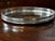 Large Silver Plate Gallery Drinks Tray. Sizes 41.5 x 32 cms, 5 cms tall. Is a used item so will have signs of use and wear.