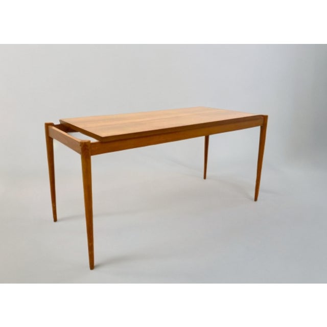 Czech Mahogany Coffee Table from Dřevotvar Jablonné Nad Orlicí, 1970s, in Very Good conditions. Designed 1970 to 1979 This...