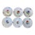 Early 20th Century Meissen Floral Plates 1920's- Set of 6 For Sale