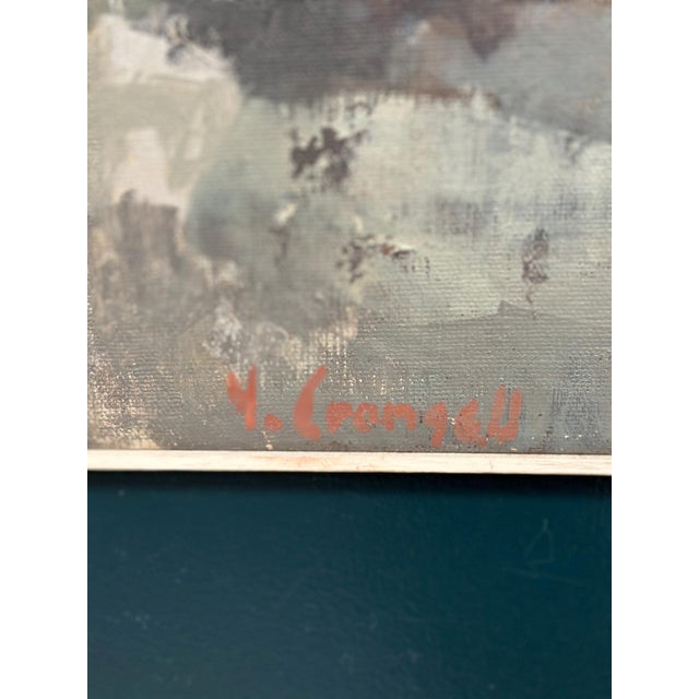 Mid-Century Modern Ingemar Stragnell, Boats, 1960s, Oil on Canvas, Framed For Sale - Image 3 of 18