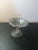 American 1940s Cambridge Glass Rose Pointe Silver Overlay Pedestal Compote For Sale - Image 3 of 6
