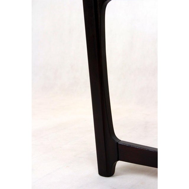 Glass Round Wooden Coffee Table, Czechoslovakia, 1970s For Sale - Image 7 of 16