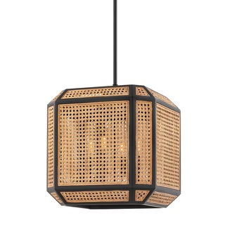 Hudson Valley Lighting Georgia 18 in. 4 Light Pendant in Old Bronze Finish For Sale