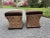 Exotic Pair of Animal Print Upholstered Ottomans For Sale - Image 12 of 13