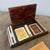 1970s Mid-Century Modern Faux Tortoiseshell Lucite Games Box by Renzo Romagnoli For Sale - Image 11 of 13