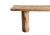 Contemporary Solid Teak Wood Console Table, Natural Finish Modern Organic For Sale - Image 3 of 5