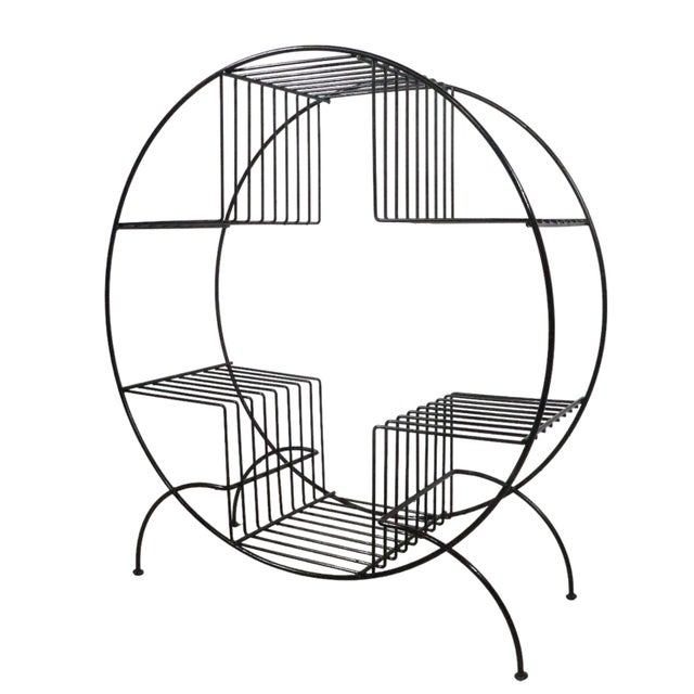 Circular Mid Century Wire Plant Stand Chairish