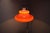 Vintage Hungarian Space Age Orange Plastic and Chrome Floor Lamp, 1970s For Sale - Image 12 of 14