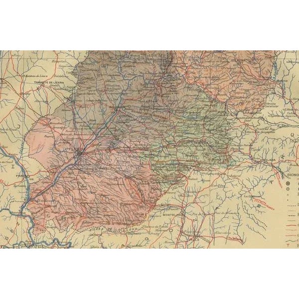 Map of Catalonias Gateway to the Pyrenees, 1902 For Sale - Image 3 of 7