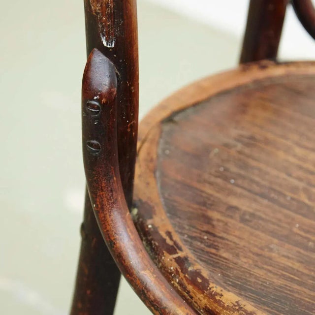 Wood Chair in the Style of Thornet For Sale - Image 10 of 14