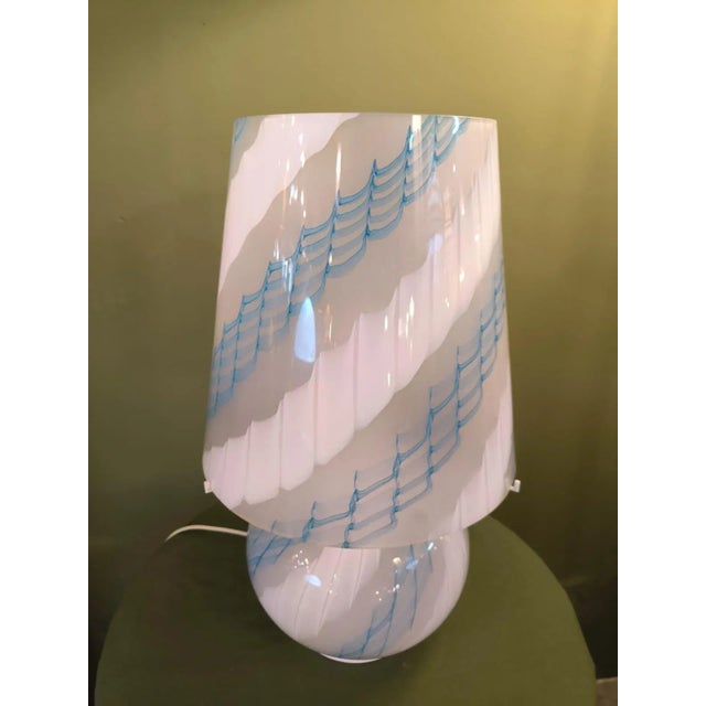 Vintage Murano Table Lamp, 1970s, in Flawless conditions. Designed 1970 to 1979 European Plug (up to 250V).The wiring of...