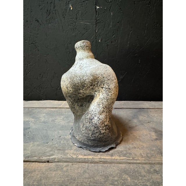 Vintage Abstract Ceramic Vase For Sale - Image 4 of 5