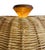 Terra Halo Rattan Floor Lamp For Sale In Los Angeles - Image 6 of 12