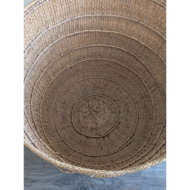 Vintage Yanomami Rainforest Tribe Gathering Basket For Sale In Santa Fe - Image 6 of 10