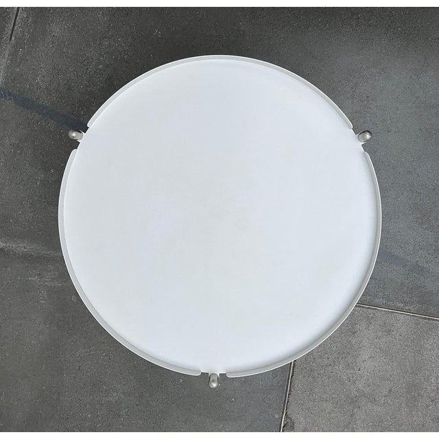 Black Minimalist Thrill Coffee or Side Table in Metal with Wheels from Leitmotiv For Sale - Image 8 of 18