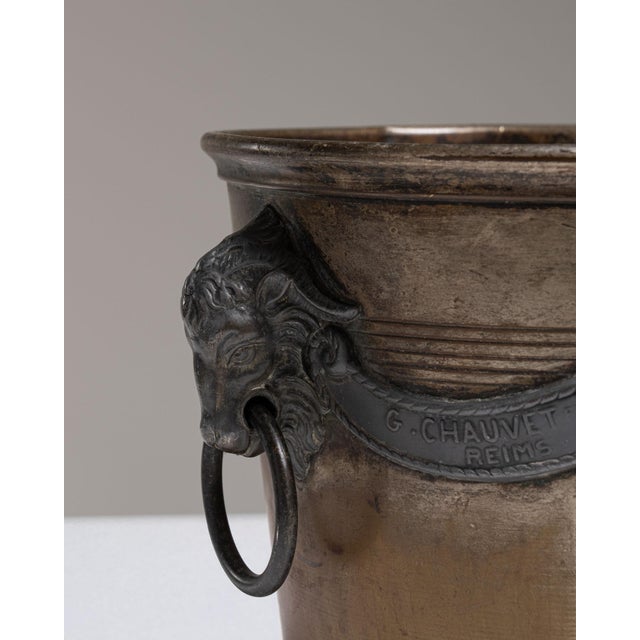 Early 20th Century France Silver Ice Bucket For Sale - Image 15 of 15
