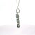 Blue Classic 925 Silver December Birthstone Pendant With 8x6mm Three Stone For Sale - Image 8 of 15