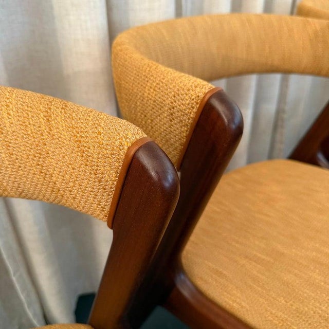 Wood Scandinavian Modern "Fire" Chairs by Kai Kristiansen for Korup Stolefabrik For Sale - Image 7 of 10