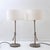 Brushed Steel Table Lamps with Adjustable Rake, Set of 2 For Sale - Image 9 of 16
