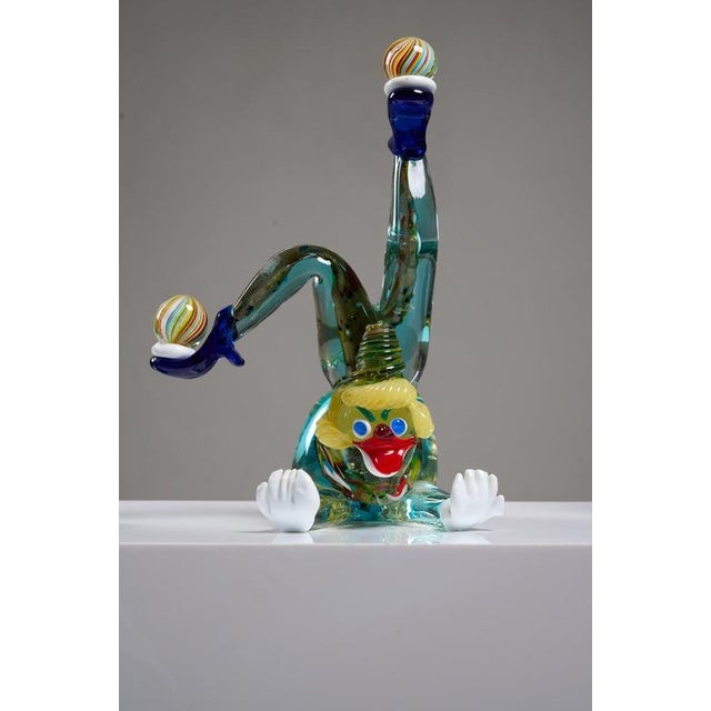 Mid-Century Murano Glass Clowns Figurines, 1950s, Set of 5 For Sale - Image 3 of 18