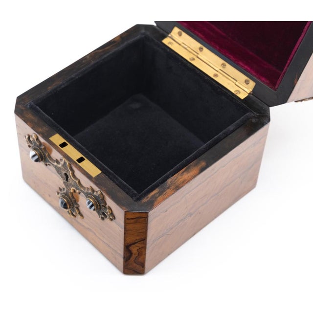 Gothic Revival Box in Olive Wood, 1880 For Sale - Image 11 of 18