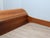 Italian Curved Walnut Bed Frame with Storage Headboard, 1970s For Sale - Image 4 of 18
