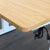 Wood Fully Jarvis 36” Adjustable Height Standing Desk With Bamboo Top and White Frame For Sale - Image 7 of 9