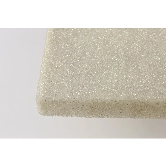 Goldenrod Large Mid-Century Square Recessed Lamp in Acrylic Glass and Brass, 1960s For Sale - Image 8 of 13