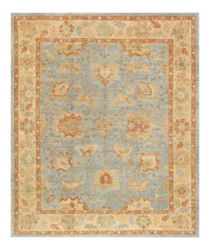 Pasargad Oushak Wool Area Rug -12' 2" X 14' 4"