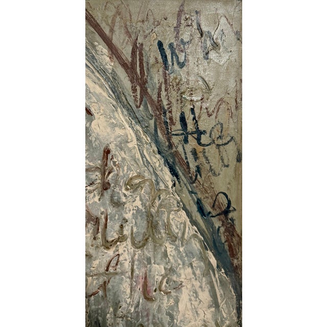 Jay Milder, Untitled Composition Abstract Expressionist Oil Painting Jay Milder, 1960 For Sale - Image 9 of 14