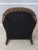 Century French Louis XVI Style Bergere Chair & Ottoman For Sale - Image 17 of 18