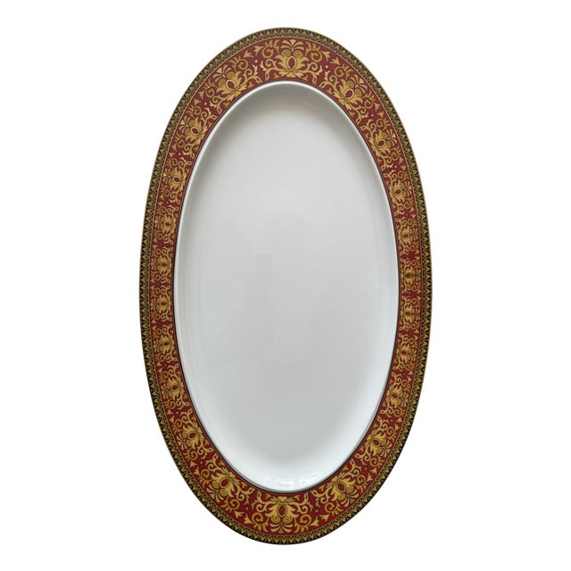 Medusa Fish Plate by Versace for Rosenthal, 1990s For Sale