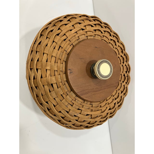 Arts & Crafts Longaberger Basket For Sale - Image 3 of 7