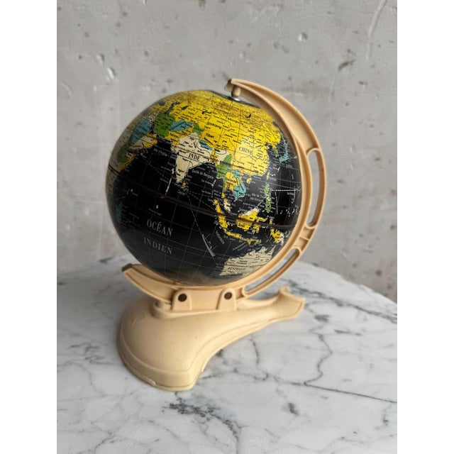 Plastic Vintage French School Globe For Sale - Image 7 of 12