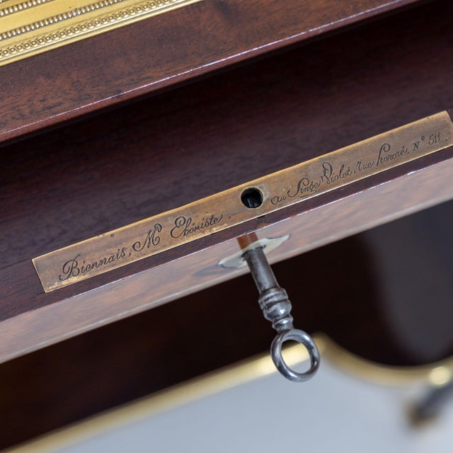 Wood Transforming Table by Martin-Guillaume Biennais, Consulat Period, Early 19th Century For Sale - Image 7 of 11