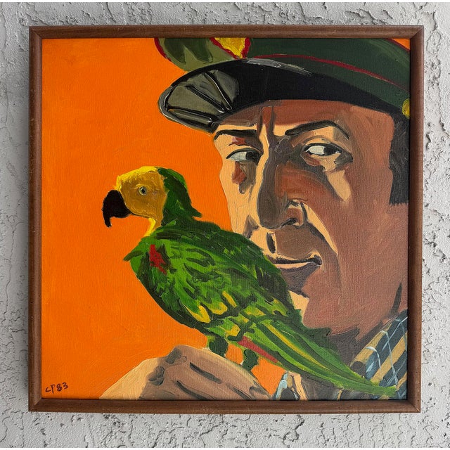 1980s Charles Parness Group of Four Abstract Self-Portraits For Sale - Image 4 of 11