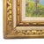 Pair Signed M. Clark Coastal Landscape Oil Paintings in Carved Gilt Frames 18.5" For Sale - Image 11 of 17