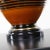Mid 20th Century Mid Century Modern Lamp Large Brown and Black Bulbous Ceramic For Sale - Image 9 of 13