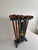 Complete vintage six-player croquet set featuring six turned hardwood mallets, six painted wooden balls, metal wickets,...