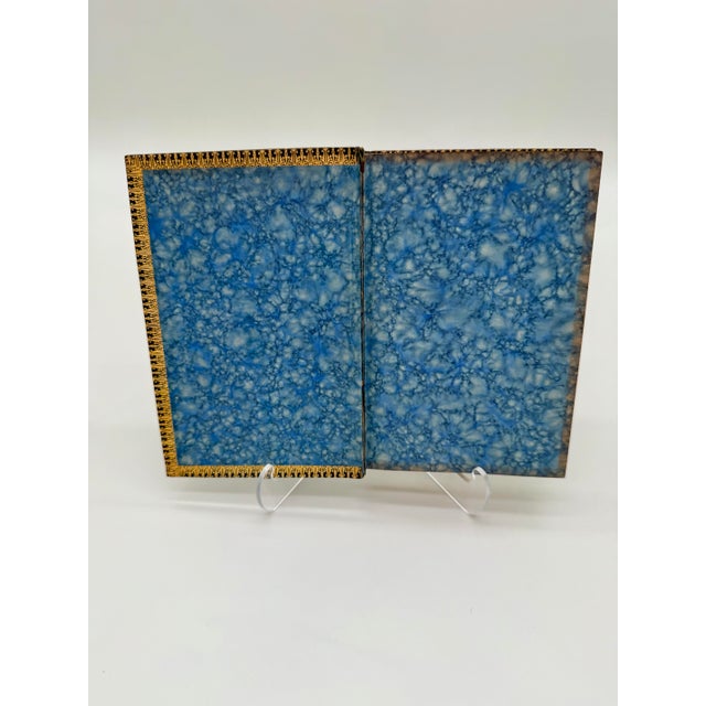 English 1931 Macmillan & Co. Miniature Edition, “Alice’s Adventures in Wonderland” & “Through the Looking-Glass” With Rivière Binding For Sale - Image 3 of 8