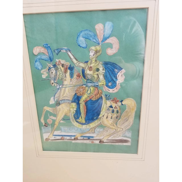 1960s Three Framed Cut Work Prints For Sale - Image 4 of 12