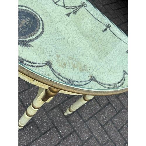 Console Table with Removable Glass Top For Sale - Image 11 of 15