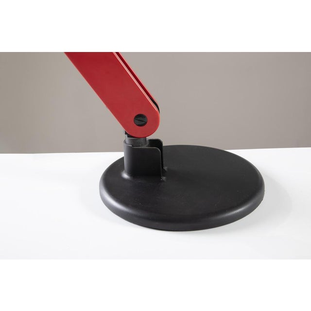 Large Vintage Adjustable Desk Lamp by Bruno Gecchelin for Guzzini, 1982 For Sale - Image 4 of 11