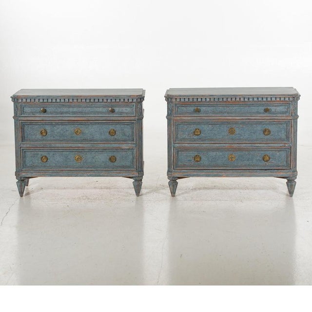 Teal Scandinavian Chests of Drawers, Set of 2 For Sale - Image 8 of 8